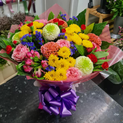 Mamma Mia - Make their day with this bright and vibrant collection of flowers, beautifully presented in a gift box / bag. Send your love with an exquisite delivery delivered same day when you order before 2pm.